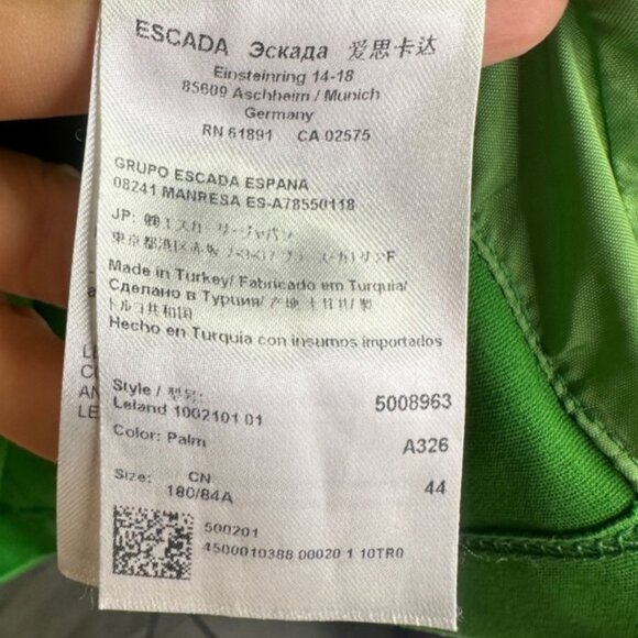 Escada Green Midi Skirt - Picture 5 of 6